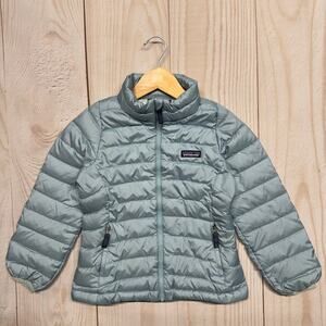 Patagonia Girls XS (5-6) Goose Down Insulated Sweater Puffer Jacket Blue